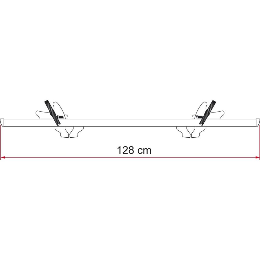 Fiamma Fahrradschiene Rail Premium S 128 cm
