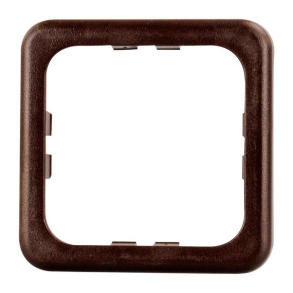 Abdeckrahmen braun, 1-fach