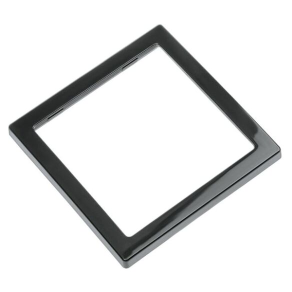 Abdeckrahmen schwarz hochglänzend, 1-fach