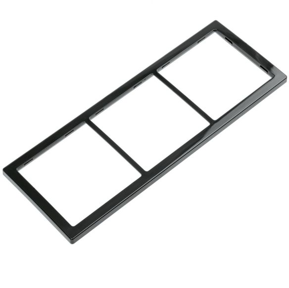 Abdeckrahmen 3-fach, schwarz hochglanz Abdeckrahmen 3-fach, schwarz hochglanz
