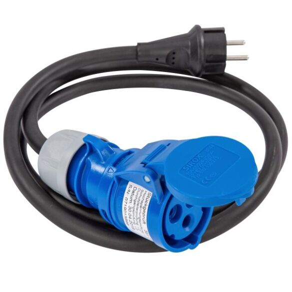 Adapterkabel Schuko/CEE, 3 m