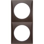 Rahmen 2-fach braun, lose