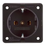 Steckdose Schuko, braun