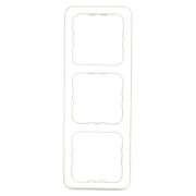 Abdeckrahmen weiß, 3-fach