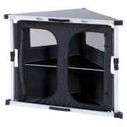 Campingschrank, dunkelgrau, Corner Cabinet