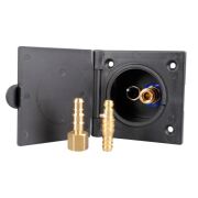 Wassersteckdose ohne Brause, schwarz