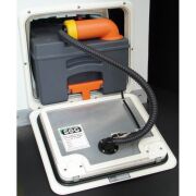 Elektrische WC-Entlüfung für C250 und C260, Türvariante dunkelgrau