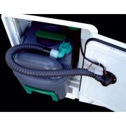 Elektrische WC-Entlüftung für C500, Türvariante dunkelgrau