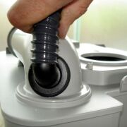 Elektrische WC-Entlüftung für Porta Potti, Bodenvariante
