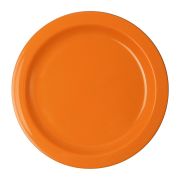 Teller flach orange