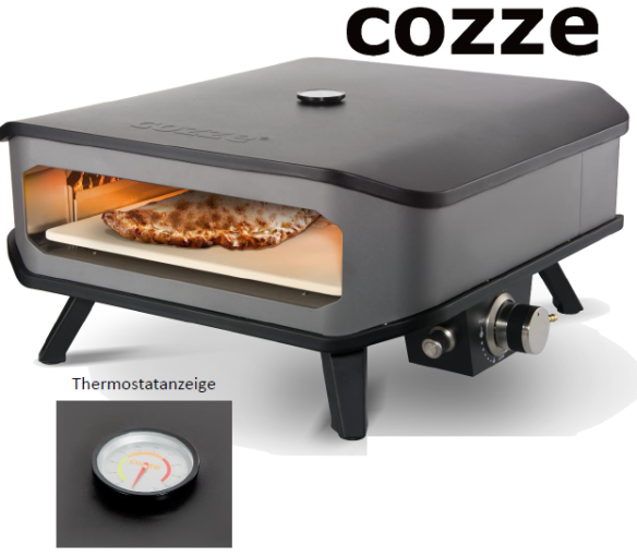 Cozze Gas Pizzaofen 13 mit Thermometer inkl. StarterSet