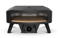 COZZE Gas Pizzaofen 17 CLASSIC Black Edition - mit rotierendem Pizzastein & Hitzeschild 90937