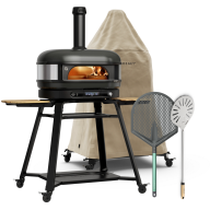 Gozney Pizzaofen Dome XL Dual Fuel Pizzaofen-Bundle, Black + Stand, Heber, Wender, Abdeckhaube GMPOBEU1825 +1984,1978,1762,1767