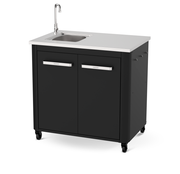 COZZE Outdoor Küche/- Schrankmodul 90 cm mit Spüle 