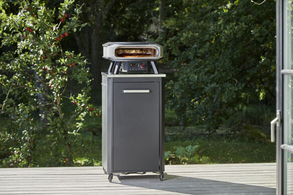 Cozze Pizzaofen 17 Basic + Outdoorküche Hoch 60x 60x 110 cm