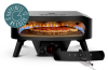 COZZE Gas Pizzaofen Starter Set 17 CLASSIC Black Edition (Abdeckhaube, Hitzeschild, Heber, Wender)