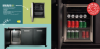 COZZE Outdoor Kühlschrank mit Glastür 60 Liter