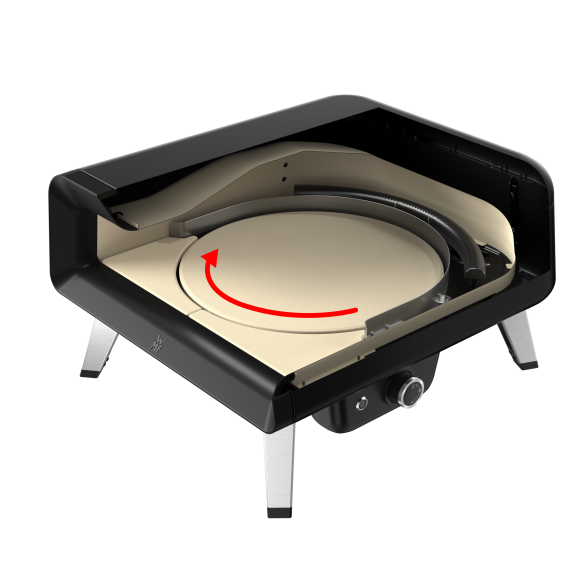 WMF Gas Pizzaiolo Pro Pizzaofen inkl. Anschluß-Set & Pizzaheber