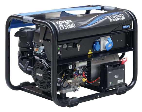 Kohler SDMO Stromerzeuger TECHNIC 6500 A AVR C5 Benzin