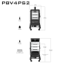 Pit Boss Vertical Pellet Smoker Räucherschrank- Grill PRO V4P Wifi inkl. 9 Kg Pellets