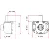Diebstahlsicherung Safe Door Guardian Master ab 06/2010 Skizze