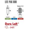 Mumienschlafsack Lite Pak 800 Skizze