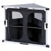Campingschrank, dunkelgrau, Corner Cabinet
