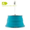 Zeltlampe Orion hellblau