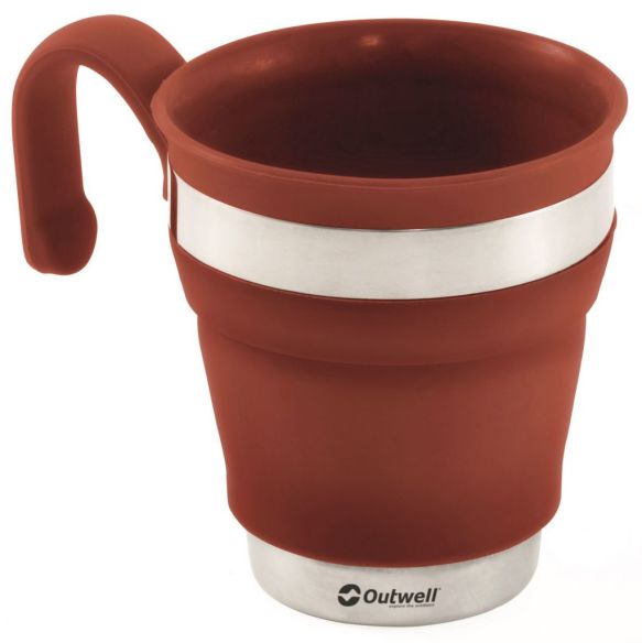 Faltbare Tasse Terracotta