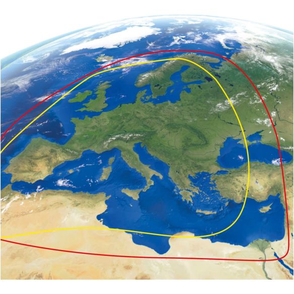 Einige Programme haben eine geringere Reichweite. Für die tatsächlichen Reichweiten sind ausschließlich die jeweiligen Satellitenbetreiber verantwortlich.