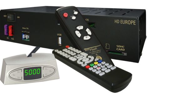 Vollautomatische Sat-Anlage Oyster® HDTV ø 65 cm Single