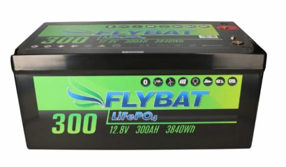 FLYBAT LiFePO4 Smart BMS 12.8 V 300 Ah Lithiumbatterie