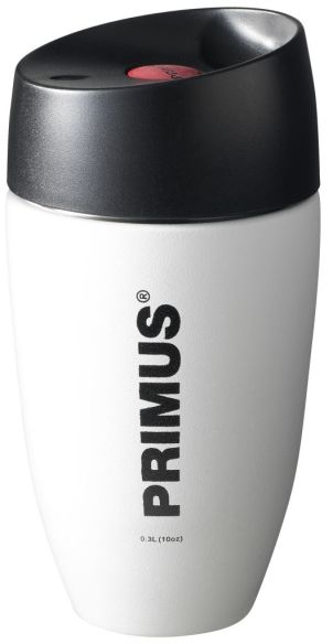 Thermobecher Edelstahl weiß