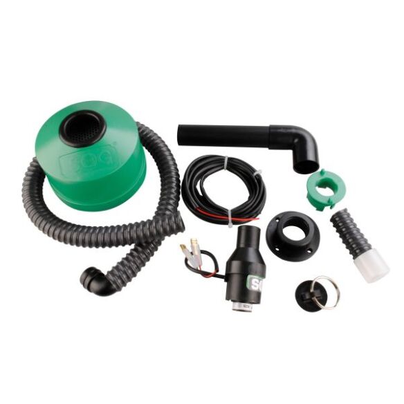 Elektrische WC-Entlüftung für CT 3000 und CT 4000, Türvariante weiß