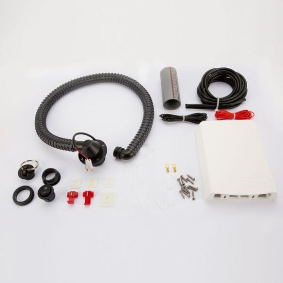 Elektrische WC-Entlüftung für Porta Potti, Türvariante