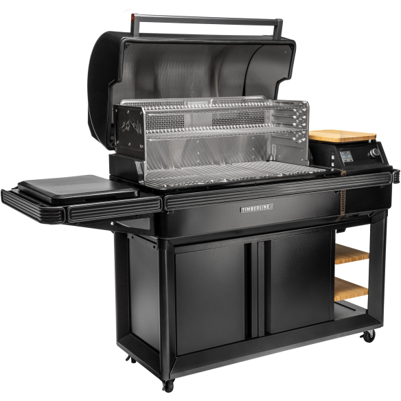 Traeger Pelletgrill Timberline XL inkl. Abdeckhaube & Frontablage + 2x 9kg Pellets 