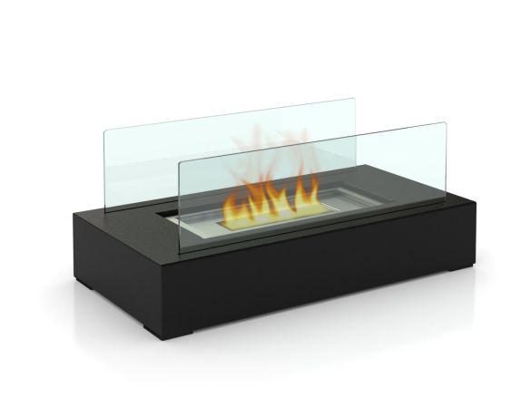 Design Tisch-Kamin