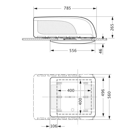  Truma Klimaanlage Aventa Compact Plus inkl. Luftverteiler Small